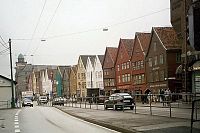 Bergen, nábřeží Bryggen