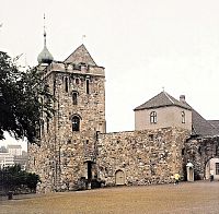 Bergen, hrad Bergenhus, věž Rosenkrantztårnet