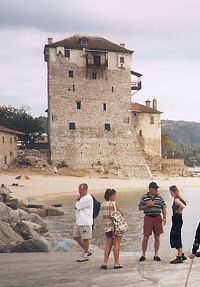 Ouranopoli, strážní věž Prosfórion