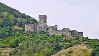 Wachau, Spitz, zřícenina hradu Hinterhaus