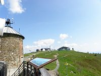 Gerlitzen, vrchol z vyhlídkové plošiny u Detschen Tum