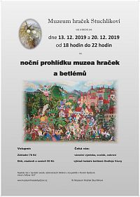 Noční prohlídka Noční prohlídka v muzeu hraček a betlémů