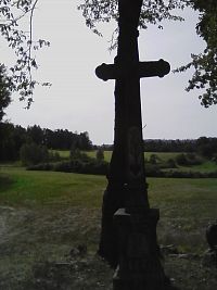 45. Kříž u lesa.