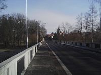 10. Prčický most na Nový rok zeje prázdnotou.