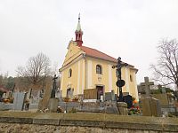 7. Barokní hřbitovní kaple sv. Archanděla Michaela v Kosově Hoře vysvěcená r. 1731