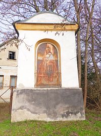 1. Výklenková kaple s obrazem sv. Václava