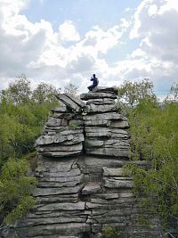 Okolím Javořice - Velký Pařezitý rybník, Míchova skála, Javořice, zřícenina Štamberk