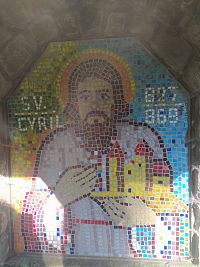 Pramen - studánka Cyrilka v těsné blízkosti kaple sv. Cyrila a Metoděje v Čeladné