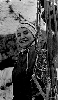 Petr Přikryl, v jedenácti letech určitě nejmladší samostatný horolezec v ČSSR !