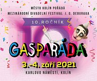 Gasparáda - 10 let s Vámi! - mezinárodní divadelní festival J. G. Deburaua v Kolíně