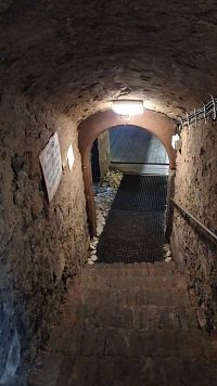 Vstup do expozice Geologická expozice na zámku v Moravské Třebové