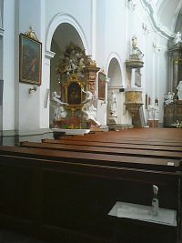 Pohled do kostela