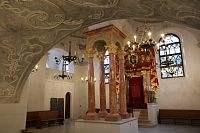 Interiér Horní synagogy v Mikulově