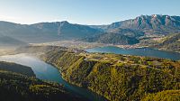 MathÃ¤us Gartner Annotazioni- Valsugana - Lago di Levico e Lago di Caldonazzo - Panorama autunnale Foliage