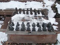 Zimní šachy.