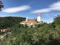 Vyhlídka u pomníku - nejkrásnější pohled na Křivoklát