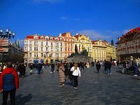 Staroměstské náměstí s pomníkem Mistra Jana Husa (Praha)