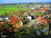 Pohled z Milířského kopce (Vysoká nad Labem)