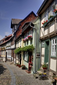 Středověká ulička; foto: Quedlinburg Tourismus Marketing GmbH