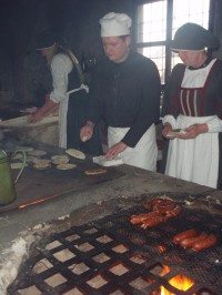černá kuchyně na zámku Jindřichův Hradec v provozu