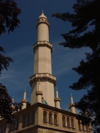 Minaret v areálu zámku Lednice