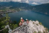 Ferraty v Riva del Garda s jedinečným výhledem na jezero Garda