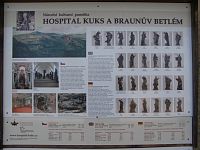 Informační tabule - Hospital Kuks a Braunův Betlém, Foto: Martens