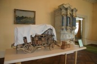 Pohled do stálé expozice model formanského vozu