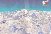 Passo Tonale, ski areál, mapa sjezdovek