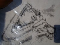 plánek původního stavu hradu