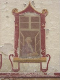Kácov zámek detail oken