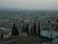 Pohled na Granadu - Španělsko