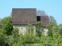 Modrá - Archeoskanzen - replika kostelíku z dob Velké Moravy