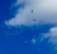 Lanovky pomáhají paraglidistům