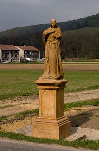 Leština – socha sv. Filomény
