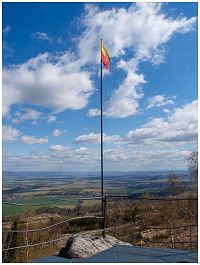 Vlaje vlajka Olomouckého kraje