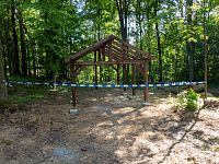 Přístřešek v době výstavby Přístřešek na Tulince – a jiné novinky