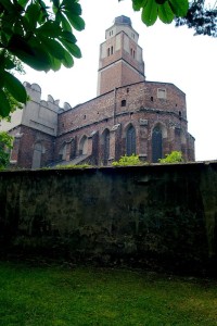 Kostel od hradeb