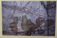 Stará katastrální mapa Bludova s rybníky které už neexistují