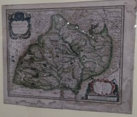 Jedna z Komenského map Moravy