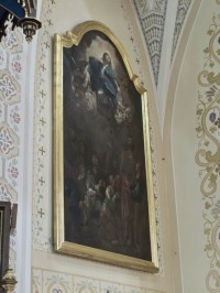 Barokní oltářní obraz Nanebevzetí