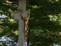 Poutní místo - Panna Maria pod Skalou - detail kříže