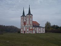 Kostel sv. Markéty, místo kde stával podlažický klášter