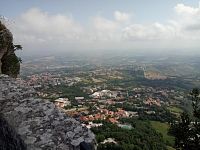 San Marino - výhled z hory Titano