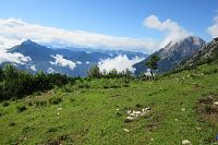 Pohled na Julské Alpy