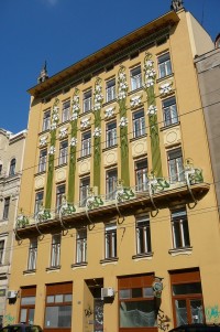 Krásně opravený dům na Veveří 14, kde Jurkovič bydlel se svou rodinou
