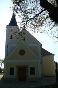 Kostel sv. Markéty, ve kterém Prokop Diviš působil jako administrátor