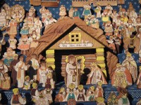 Perníkový betlém v kostele svatého Matěje v Dejvicích
