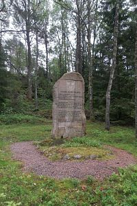U Norských hranic s památníkem válečných událostí r.1945