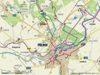  Turistická mapa okolí Přerova